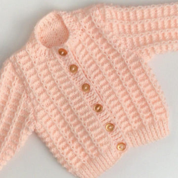 Little Loops Crew Neck Baby Cardigan