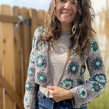 Airie Granny Square Cardigan