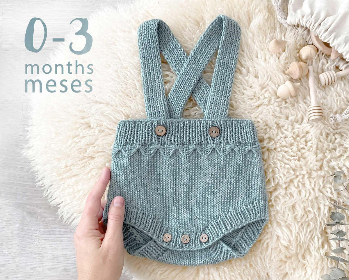 0-3 months - PETIT Knitted Diaper Cover