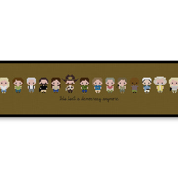 The Walking Dead Season Two Bite Size - PDF Cross Stitch Pattern
