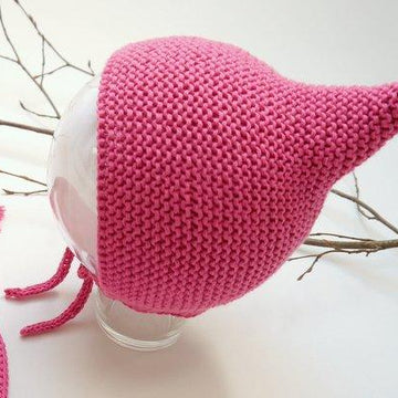 Knitting Pattern - Sweetie-Set Bonnet & Triangular - No.209E