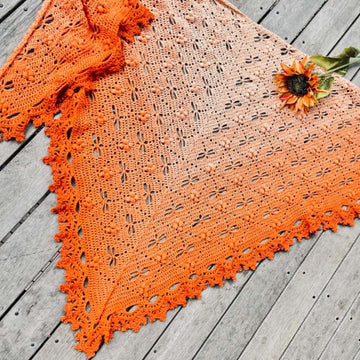 Dragonfly Freefall Shawl