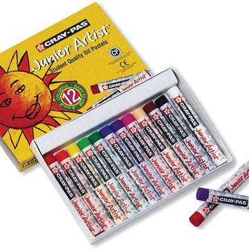 Sakura Cray-Pas Junior Artist Oil Pastels - 12/Pkg