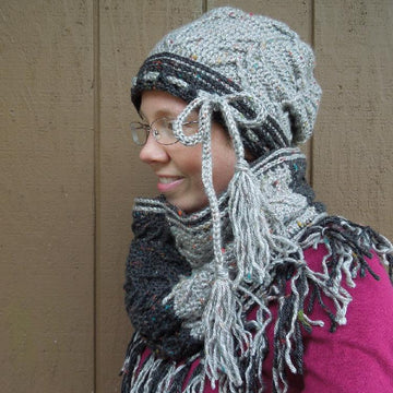 "Boho Chic" Arrow Fringed Cowl
