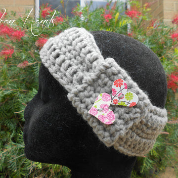 Autumn twigs chunky headband