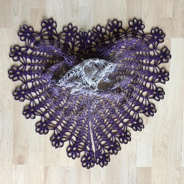 Plum Blossoms Shawl
