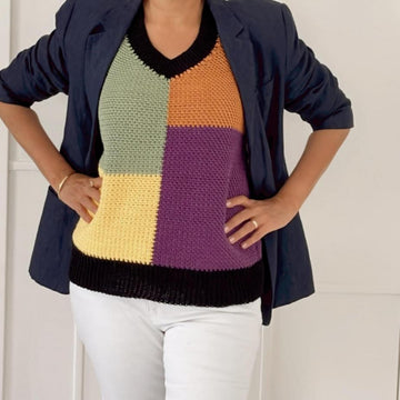 Mod Squares Vest