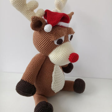 Rudolph the Red nosed Reindeer Crochet Pattern