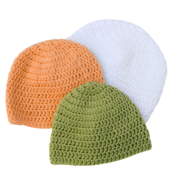 Crochet Pattern for Babies Hats, Beanies, 7 Sizes, Small, Preemie, New Born, 0-3mths, 3-6mths, 6-12mths, Toddler, CP548