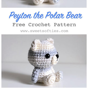 Peyton the Polar Bear Amigurumi Doll