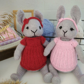 Bunny Knitting Pattern | Rabbit Toy PDF | Tia the Little Bunny
