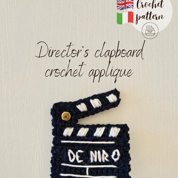 Director's Clapperboard Applique