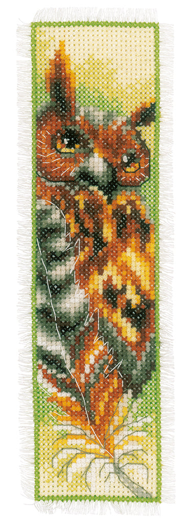 Vervaco Eagle & Owl 2pk Bookmark Cross Stitch Kit - 6cm x 20cm
