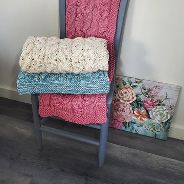 Baby's First Cabled Blanket