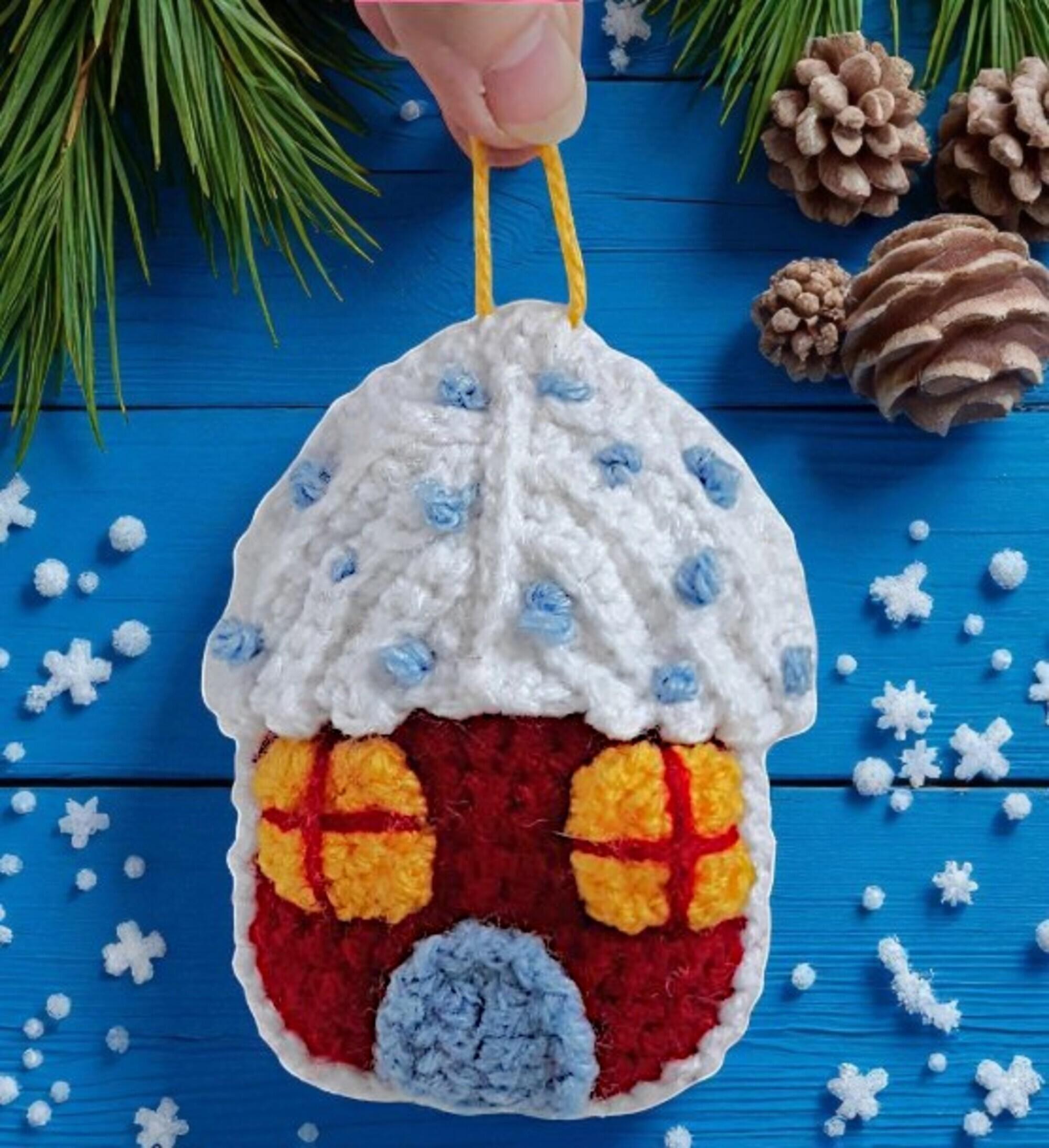 DIY Christmas Ornaments Kit: 8 Crochet Patterns (PDF file)
