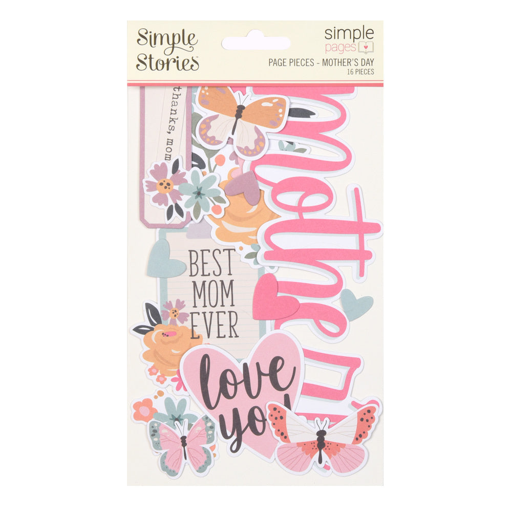 Simple Stories Simple Pages Page Pieces - Mother's Day