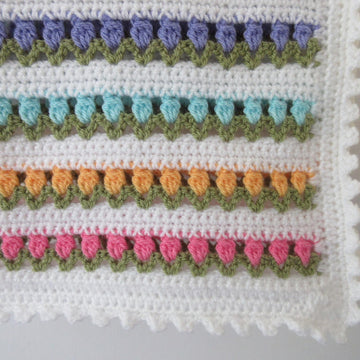 Tulip Flower Baby Blanket