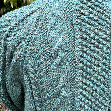 Cabled Raglan Sweater