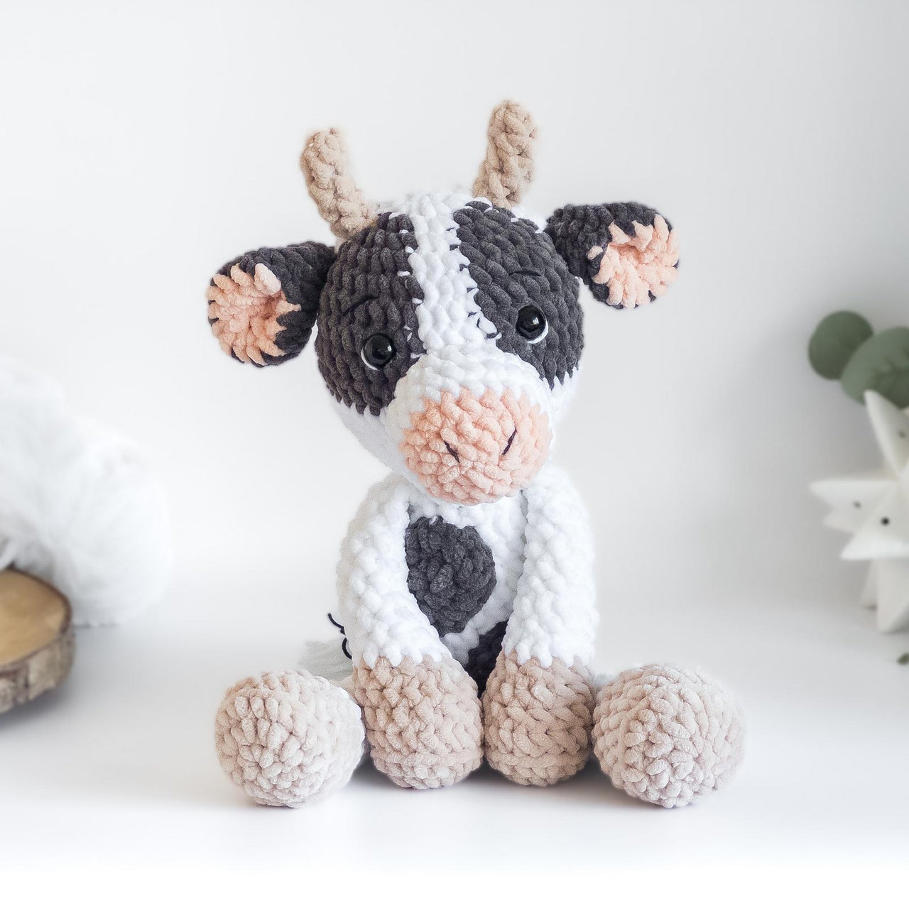 Cute Crochet Cow