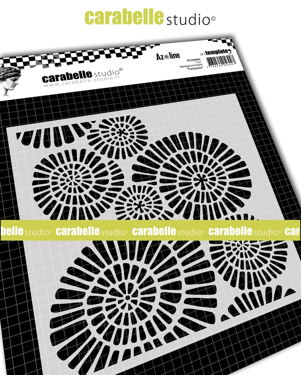 Carabelle Studio Square Template 6" By Azoline - Fantasy