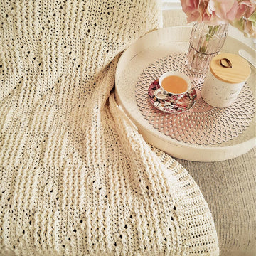 Gingham Gansey Afghan