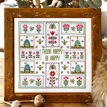 Historical Sampler Company Think Happy Be Happy