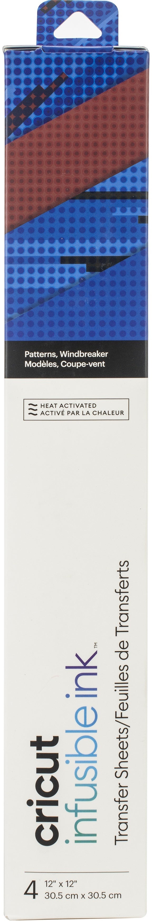 Cricut Infusible Ink Transfer Sheet 12"X12" 4/Pkg - Windbreaker
