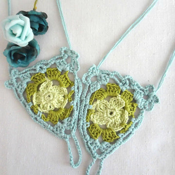Flower Motif Barefoot Sandals