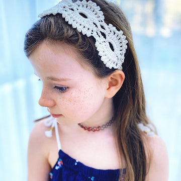 Boho Chic Summer Headband Crochet Headband
