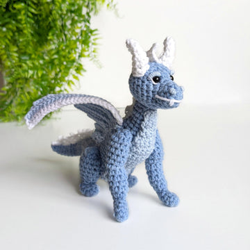 Vergil the Dragon crochet pattern, amigurumi dragon pattern