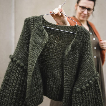 Grey sheep bobble jacket
