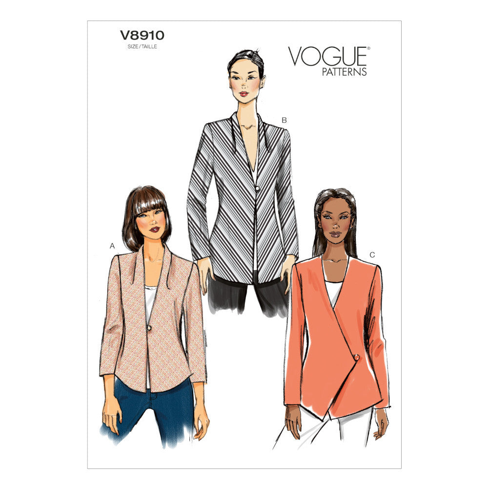 Vogue Misses' Jacket V8910 - Sewing Pattern