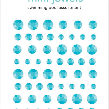 Doodlebug Adhesive Mini Jewels - Swimming Pool