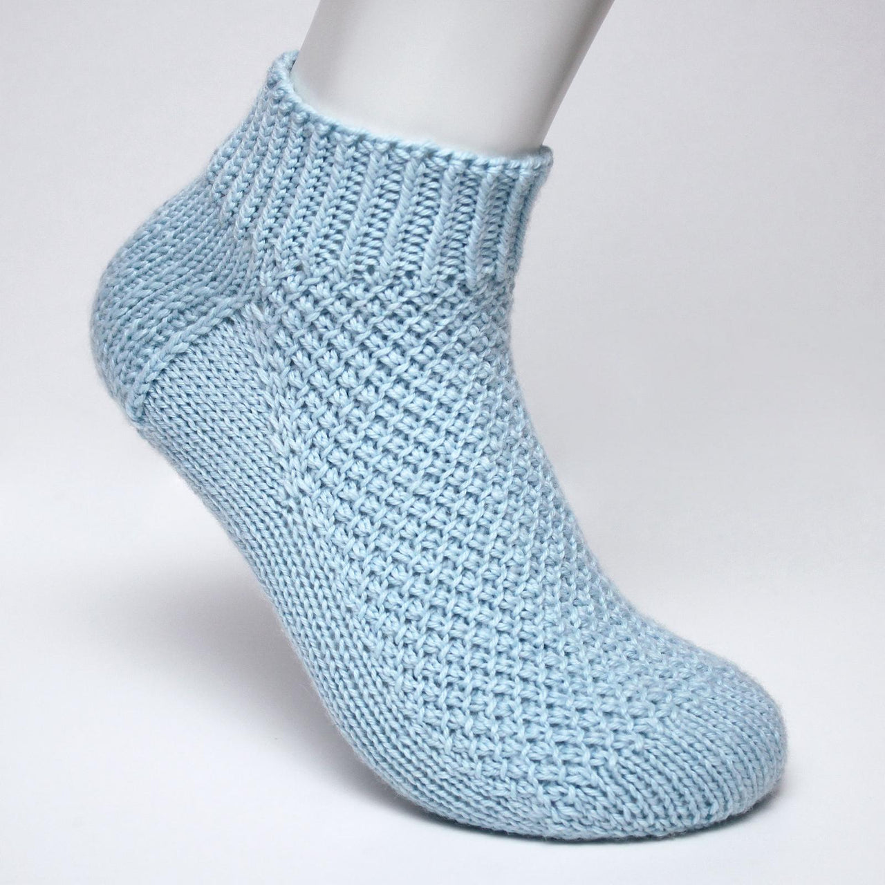 Blue Raspberry Socks - Toe Up (DK)