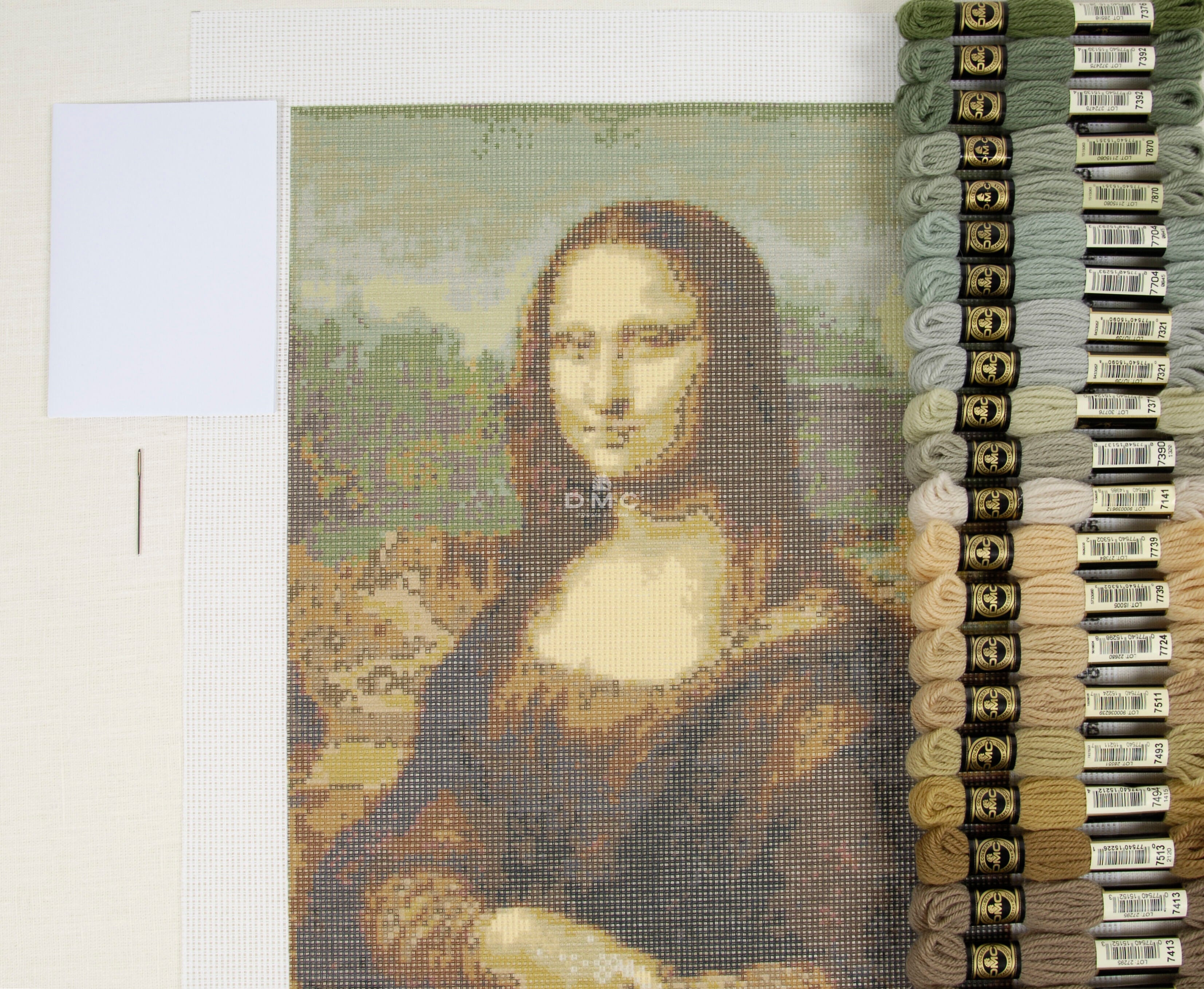 DMC Mona Lisa Tapestry Kit - 33 x 49 cm