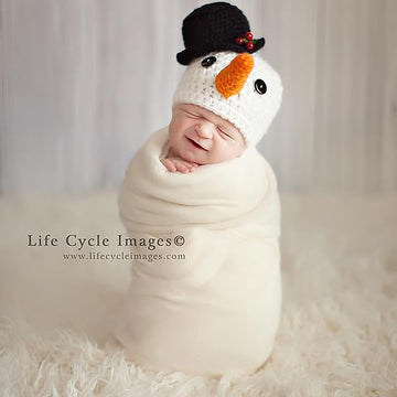 #64 Christmas snowman hat
