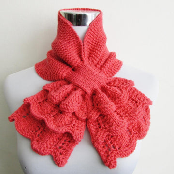 Flouncy Keyhole Scarf