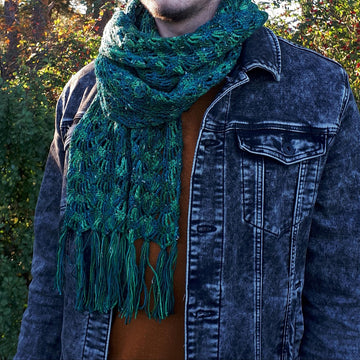 Pine needle shawl