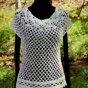 Over Brook Mid Hip Lace Shirt