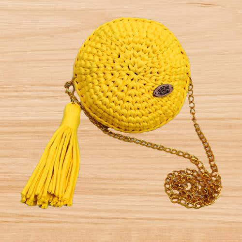 Round Yellow Bag