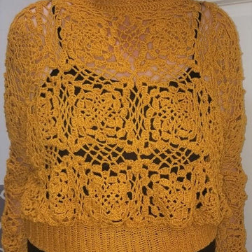 Pumpkin Spice Motif Sweater