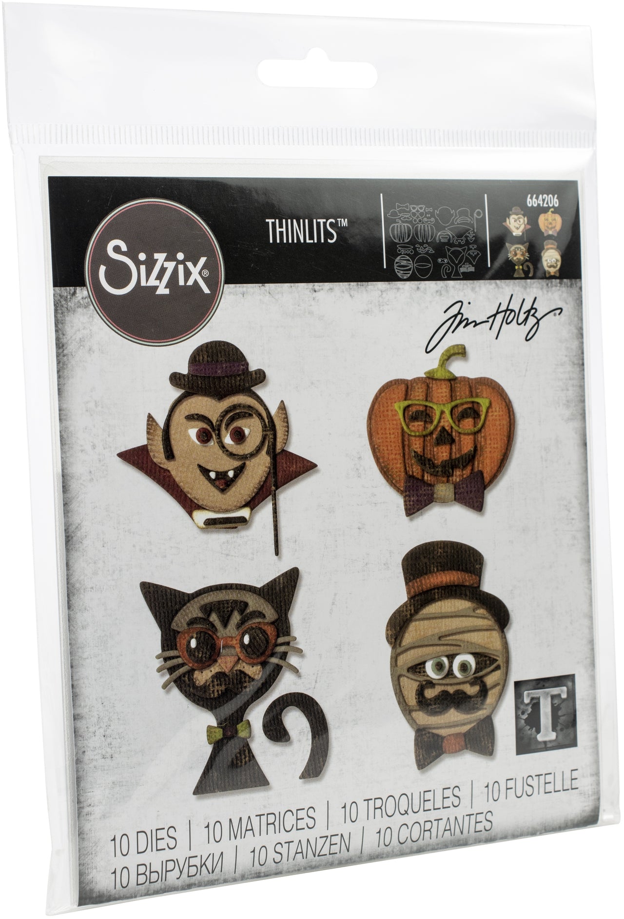 Sizzix Thinlits Dies By Tim Holtz - Hip Haunts