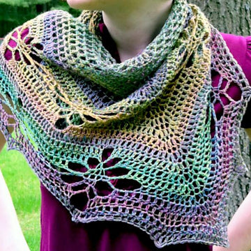 Jaali Crocheted Shawl Variations