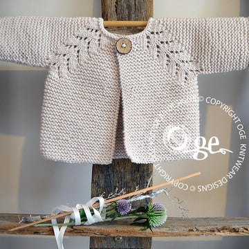Norwegian Fir Top Down Cardigan - P109