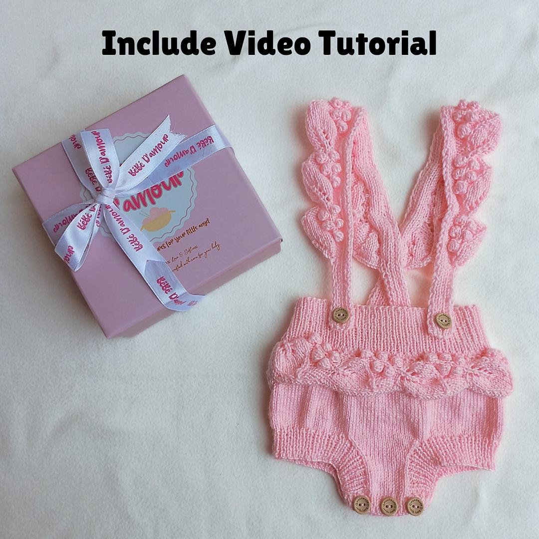 Leaf Lace Baby Romper