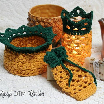 Pineapple Soap Bag