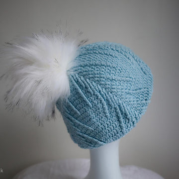 Falling pines slouchy beanie