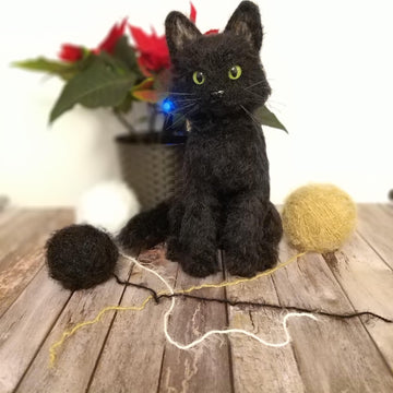 Amigurumi Realistic crochet Black Cat