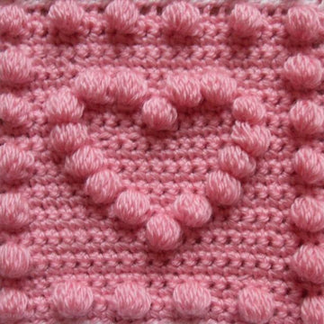 Heart Motifs Baby Blanket