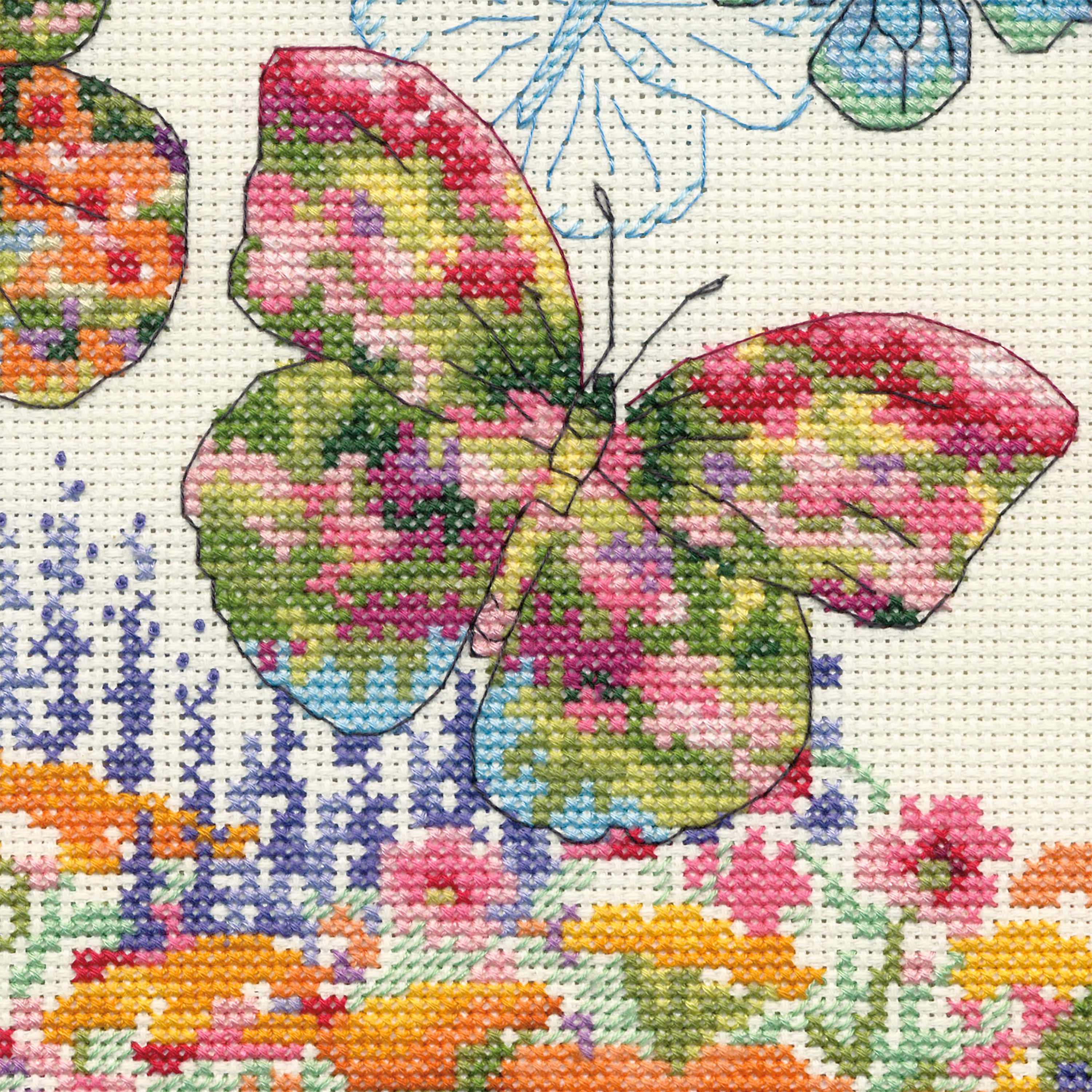 Dimensions Cross Stitch Kit: Floral Butterfly
